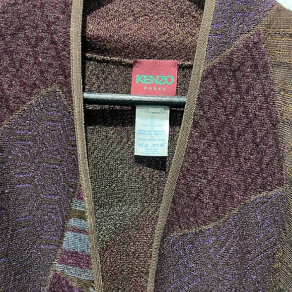 Kenzo Paris - Designer Knitted Jacket/Coat/Cardigan - RARE FIND! - Picture 4 of 6